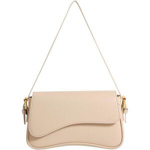 Women Nude Imported Casual Leather Waterproof Lightweight Hobo Handbag